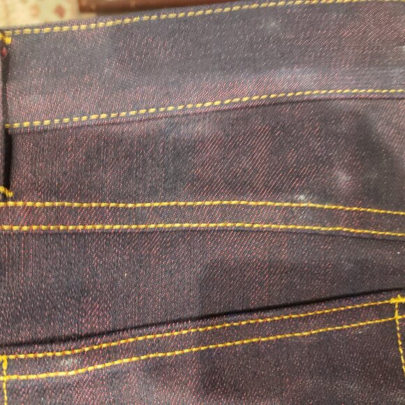 Gustin Japan Red Fire Selvedge Denim Jeans - Picture 11 of 12